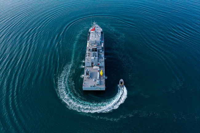 'Mavi Vatan'ın mayın avcıları her an göreve hazır